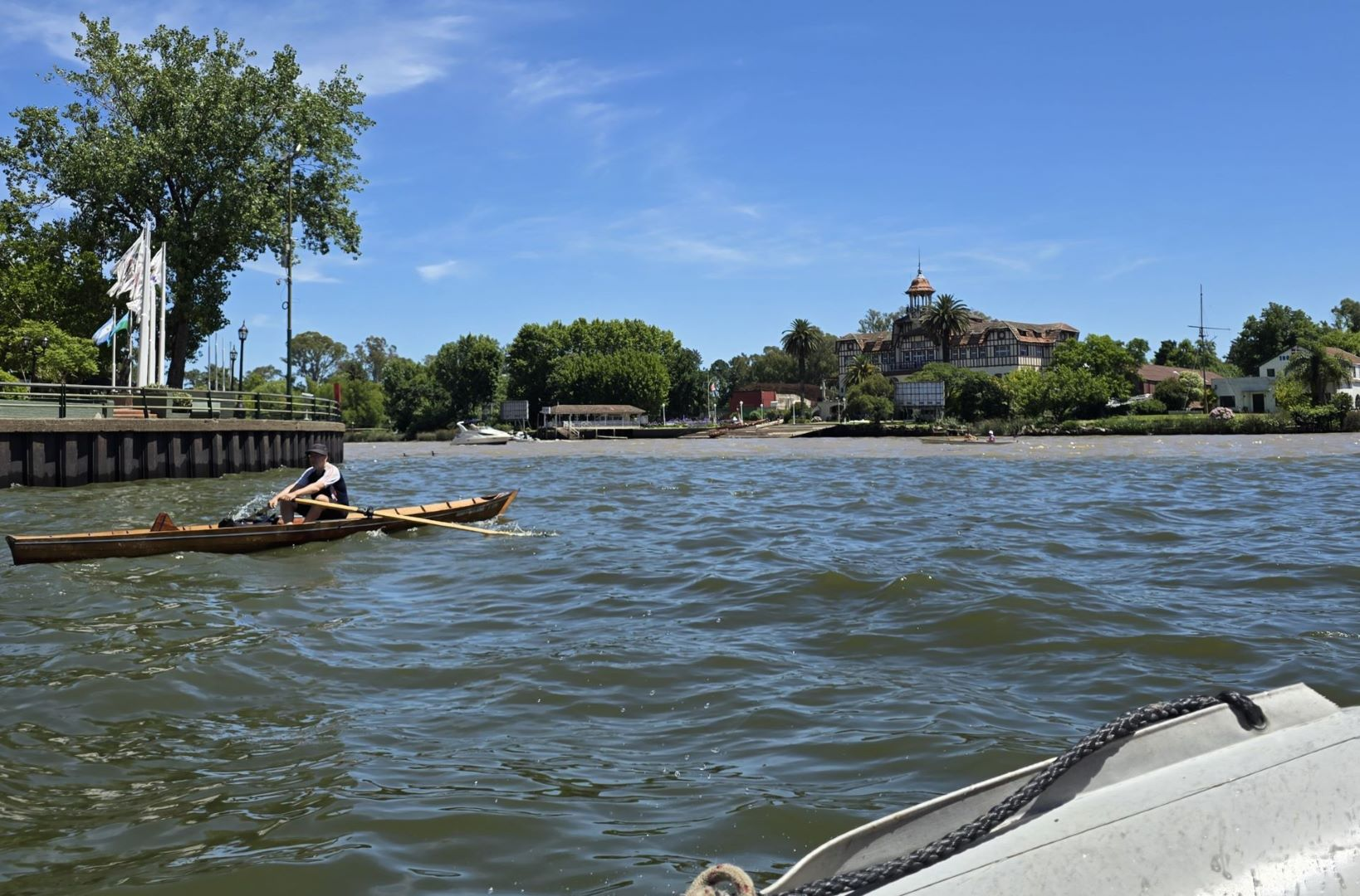 Boat Ride in Tigre Delta, walk through floating vegetation, Buenos Aires, Argentina