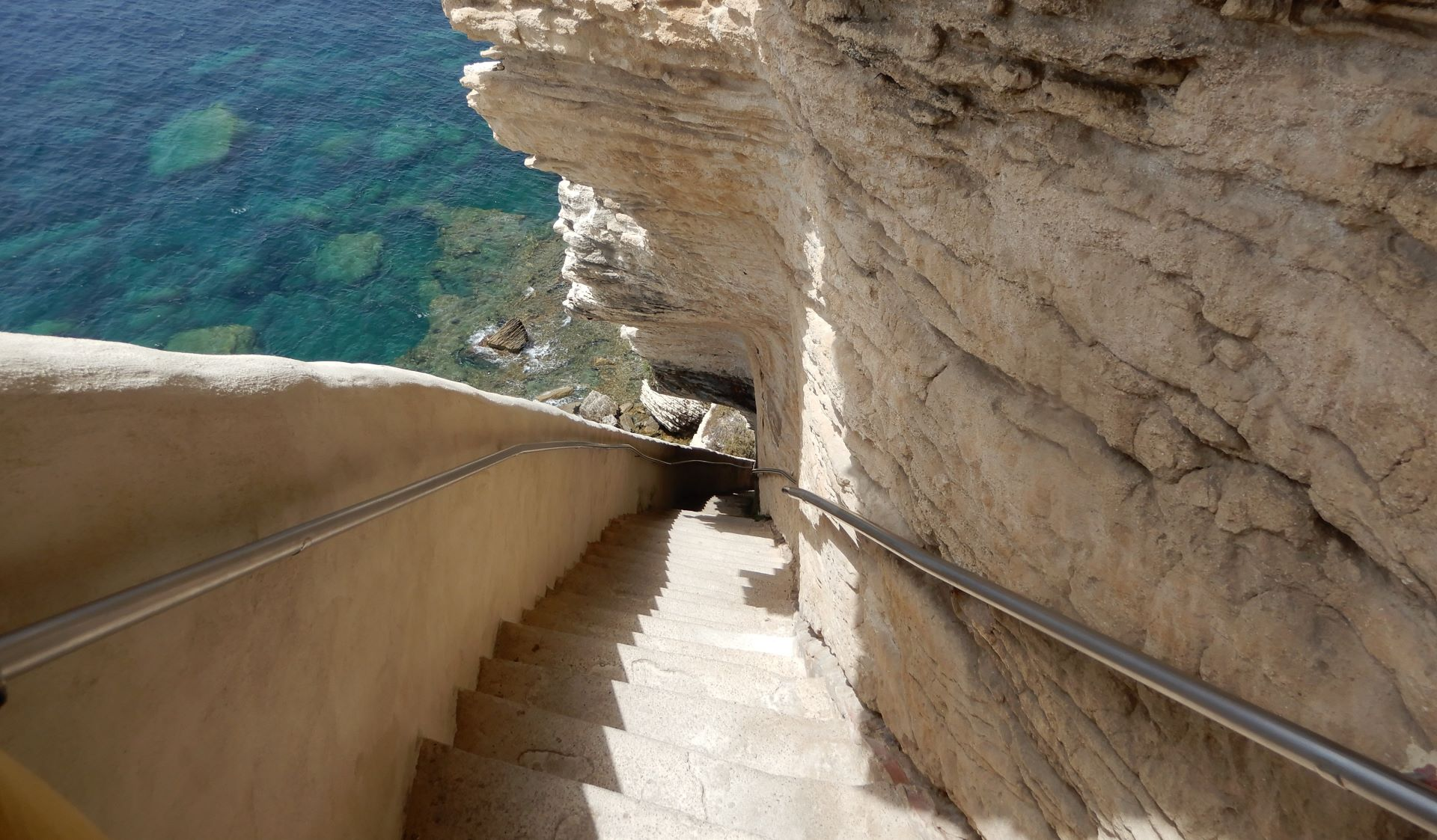 Day 2 in Bonifacio, Corsica, Descending the Aragon Staircase in Bonifacio, France – Corsica’s Hidden Gem  